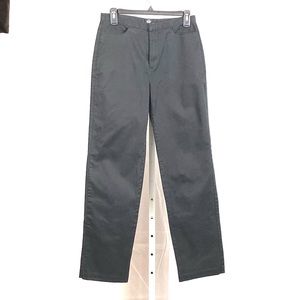 Dockers black flat front pants 6 370